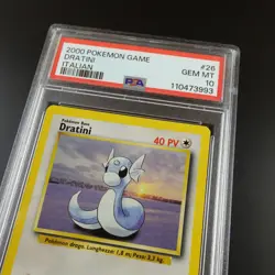 PSA 10 Dratini 26/102 ITALIAN Base Set 1999-2000 Non Holo Pokemon Card - Image 2