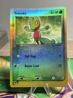 Treecko 76/109 Ex Ruby and Sapphire Reverse Holo Foil Pokemon Card - Image 1