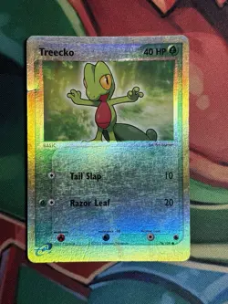 Treecko 76/109 Ex Ruby and Sapphire Reverse Holo Foil Pokemon Card - Image 2