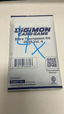 4x Digimon Card Game Store Tournament Kit 2025 Vol 4 English Sealed - Image 1