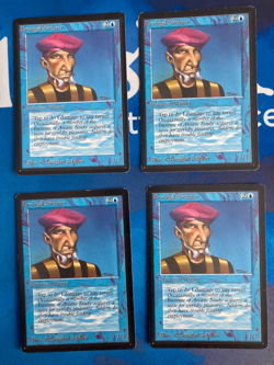 4x MTG Prodigal Sorcerer Beta Edition Magic: The Gathering Light Play Playset - Image 1