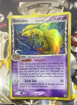Ninetales (Delta Species) 8/101 Holo Rare EX Dragon Frontiers 70 HP Pokemon Card - Image 1