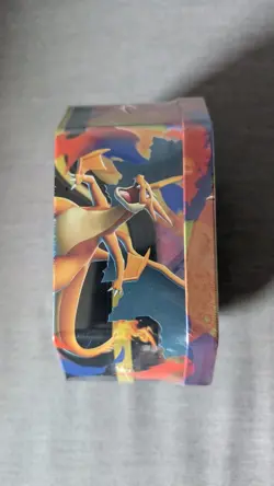 Pokemon Mega Charizard Tin Trading Card Game Multicolor Metal Collectible - Image 3