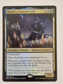 Ramses, Assassin Lord - Foil - DMC - NM - MTG - Image 1