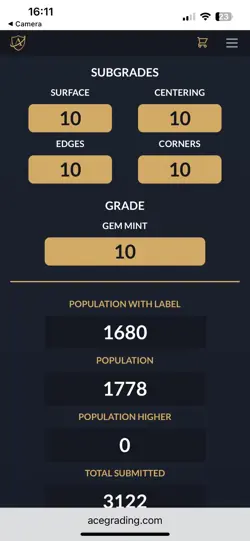 Pokemon TCG Mew EX #053 151 UPC Black Star Promo Ace 10 Gem Mint 10-10-10-10 🔥 - Image 3