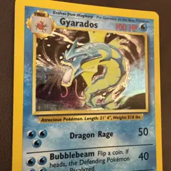 Gyarados 6/102 Holo Base Set Pokemon WOTC Vintage NM - Image 3
