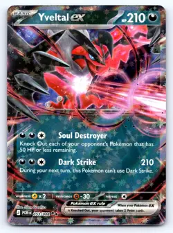 Yveltal ex 053/088 Double Rare Perfect Order Pokemon Near Mint - Image 1