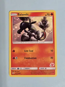 2018 Salandit 25/156 - Charizard Stamped #31 - Ultra Prism - NM Pokemon TCG - Image 1