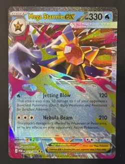🔥Pokemon TCG-Mega Starmie ex-021/088-Me03: Perfect Order-Holo-M/NM! Double Rare - Image 1
