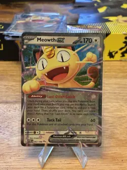 Pokemon TCG Meowth Ex 062/088 Double Rare Holo English Perfect Order 1 - Image 1