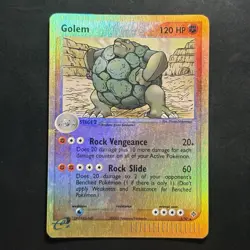 Pokemon Vintage Reverse Holo Golem 5/97 Ex Dragon 2003 - Image 1