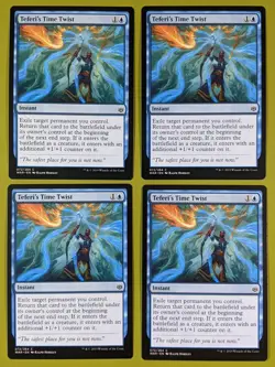 Teferi's Time Twist x4 War of the Spark 4x Playset Magic the Gathering MTG - Image 1