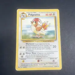 Pidgeotto 22/102 Base Set Regular Rare Pokemon TCG - Image 1