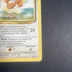 Pidgeotto 22/102 Base Set Regular Rare Pokemon TCG - Image 4