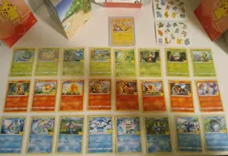 Pokemon Mcdonalds 2021 Promo 25th Anniversary Non Holo Set 25/25 NM + Bonus - Image 1