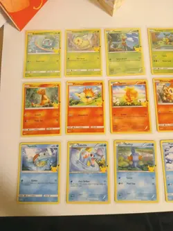 Pokemon Mcdonalds 2021 Promo 25th Anniversary Non Holo Set 25/25 NM + Bonus - Image 4