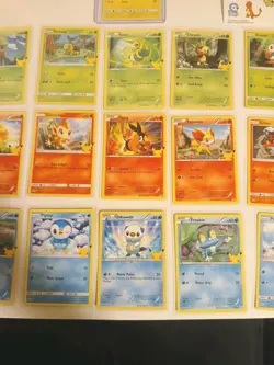 Pokemon Mcdonalds 2021 Promo 25th Anniversary Non Holo Set 25/25 NM + Bonus - Image 5