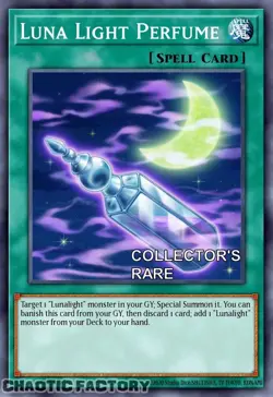 YUGIOH RA04-EN090 Luna Light Perfume Collector's Rare 1st Edition NM - Image 1