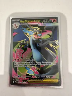 Mega Charizard X ex 109/94 Ultra Rare Phantasmal Flames Pokemon Card - Image 3
