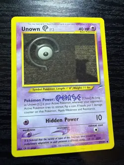 UNOWN C - 57/105 - Neo Destiny - Uncommon - Pokemon Card - Image 1