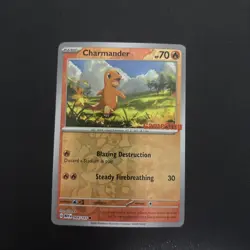 Charmander Reverse Holo 004/165 - Gamestop Promo - NM (unsealed) Pokemon Card - Image 1