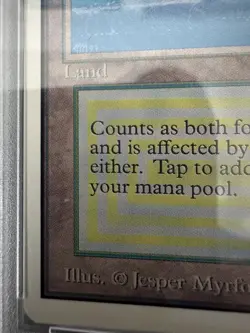 MTG Magic Gathering -- Tropical Island Unlimited PSA 7 (Near Mint) #1 - Image 5