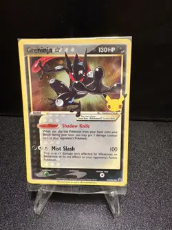 Celebrations Black Star Promo Card Sealed Greninja Gold Star SWSH144 - Image 1