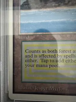 MTG Magic Gathering -- Tropical Island Unlimited PSA 7 (Near Mint) #2 - Image 5
