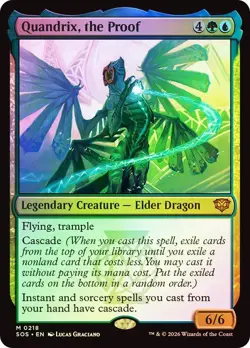 Quandrix, the Proof Foil Secrets of Strixhaven NM MTG - Image 1