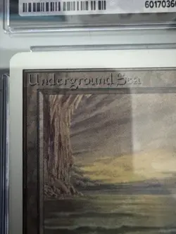 MTG Magic Gathering -- Underground Sea Unlimited CGC 8 (Near Mint / Mint) - Image 2