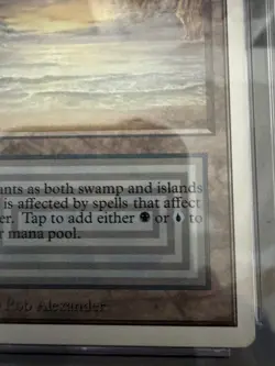 MTG Magic Gathering -- Underground Sea Unlimited CGC 8 (Near Mint / Mint) - Image 4