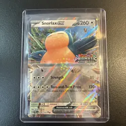 Snorlax ex 076/131 STAMPED Prismatic Evolutions Double Rare Pokemon Near Mint - Image 4
