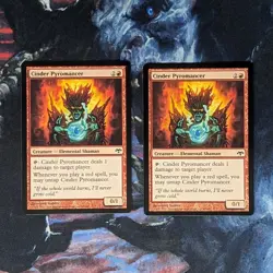 2x Cinder Pyromancer - Eventide MTG - Image 1