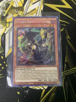 YuGiOh S-Force Rappa Chiyomaru BLVO-EN011 Secret Rare 1st Edition NM/M - Image 1