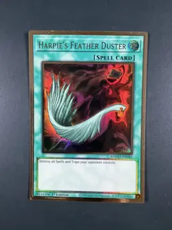 Yugioh - Harpie’s Feather Duster - Gold Rare - MAGO - 1st - Image 1