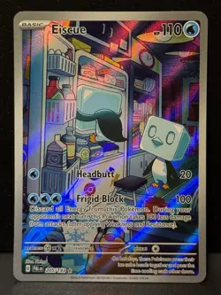 Eiscue 205/193 SV Paldea Evolved Illustration Rare Holo Pokemon Card NM - Image 1