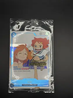 GIRL WINNER RELEASE EV One Piece Girl OP14 Release Event Foil Winner Card P-096 - Image 1