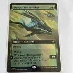 MTG Edge of Eternities - Sledge-Class Seedship(Extended Art Foil ) Rare 0346 NM - Image 1