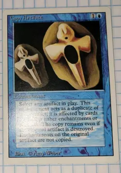 Magic: The Gathering - Copy Artifact Revised Rare MTG - Image 1