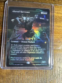 Abyssal Harvester (Borderless) (Mana Foil) #381 foil Magic the Gathering Card - Image 2