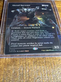 Abyssal Harvester (Borderless) (Mana Foil) #381 foil Magic the Gathering Card - Image 3