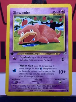 Slowpoke 73/111 Neo Genesis WOTC 1st Edition Pokemon TCG Regular Common 1999 MP - Image 3
