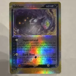 Pokemon Sableye 10/100 Sandstorm Reverse Holo Rare 60 HP 2003 - Image 1