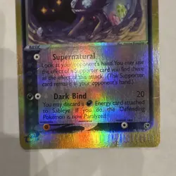 Pokemon Sableye 10/100 Sandstorm Reverse Holo Rare 60 HP 2003 - Image 3