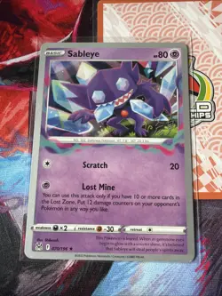 070/196 Sableye Pokemon Lost Origin 2023 World Championships Pokemon Card - Image 2