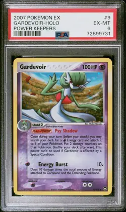 2007 POKEMON EX POWER KEEPERS #9 GARDEVOIR-HOLO PSA 6 - Image 1