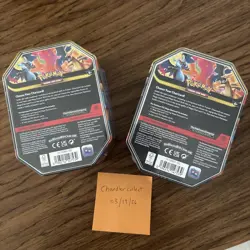 Pokemon TCG Mega Charizard EX Tin X2 Sealed - Image 2