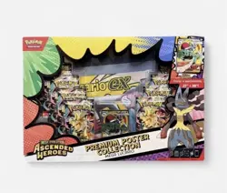 Pokemon TCG Ascended Heroes Mega Lucario Premium Poster Collection Box Sealed - Image 1