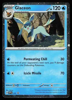 Glaceon 171 Cosmos Holo Scarlet & Violet Promo Pokemon Card - Image 1