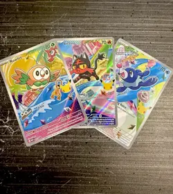 Pokemon TCG First Partner Illustration Collection Series: 7th Gen - Complete Set - Image 1